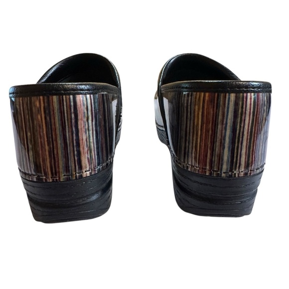 Dansko Women’s Multicolor Patent Leather Professional Clogs Size 37 (US 6.5-7) - Picture 4 of 10